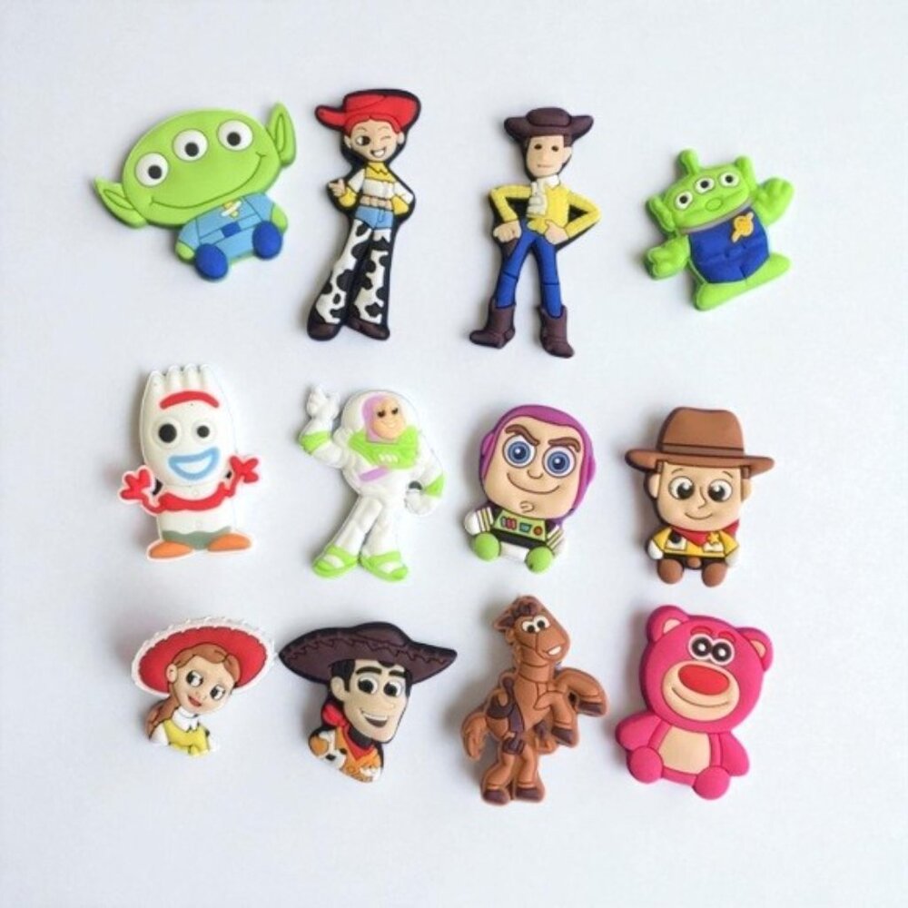 ♡♡ Set of 12pcs Toy Story Shoe Charms Mix